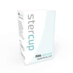 Stercup - Coupe Menstruelle En Silicone Fda Aigue-Marine - Taille L